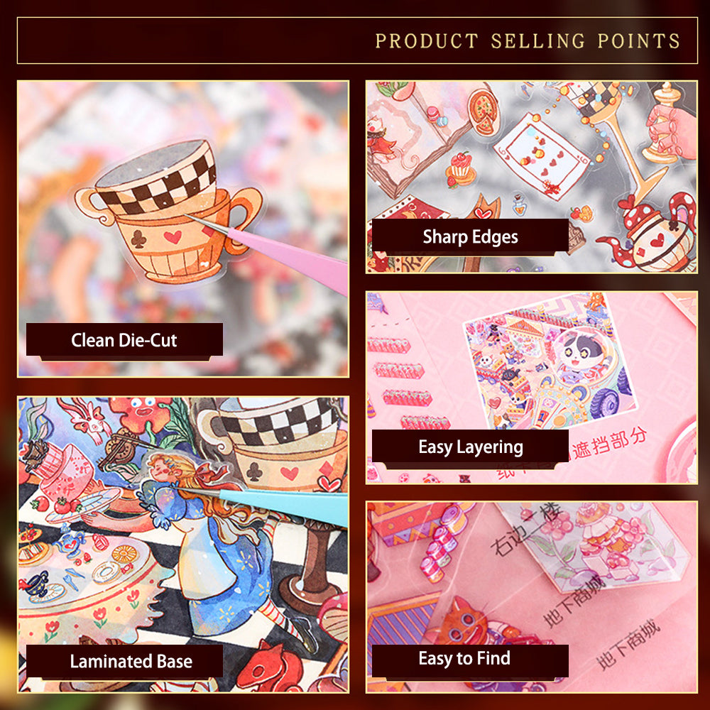3D Scenery Stickers(21*27.5cm)