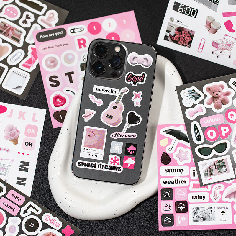 DECO Square-Cut Sticker Book-Korean INS Style