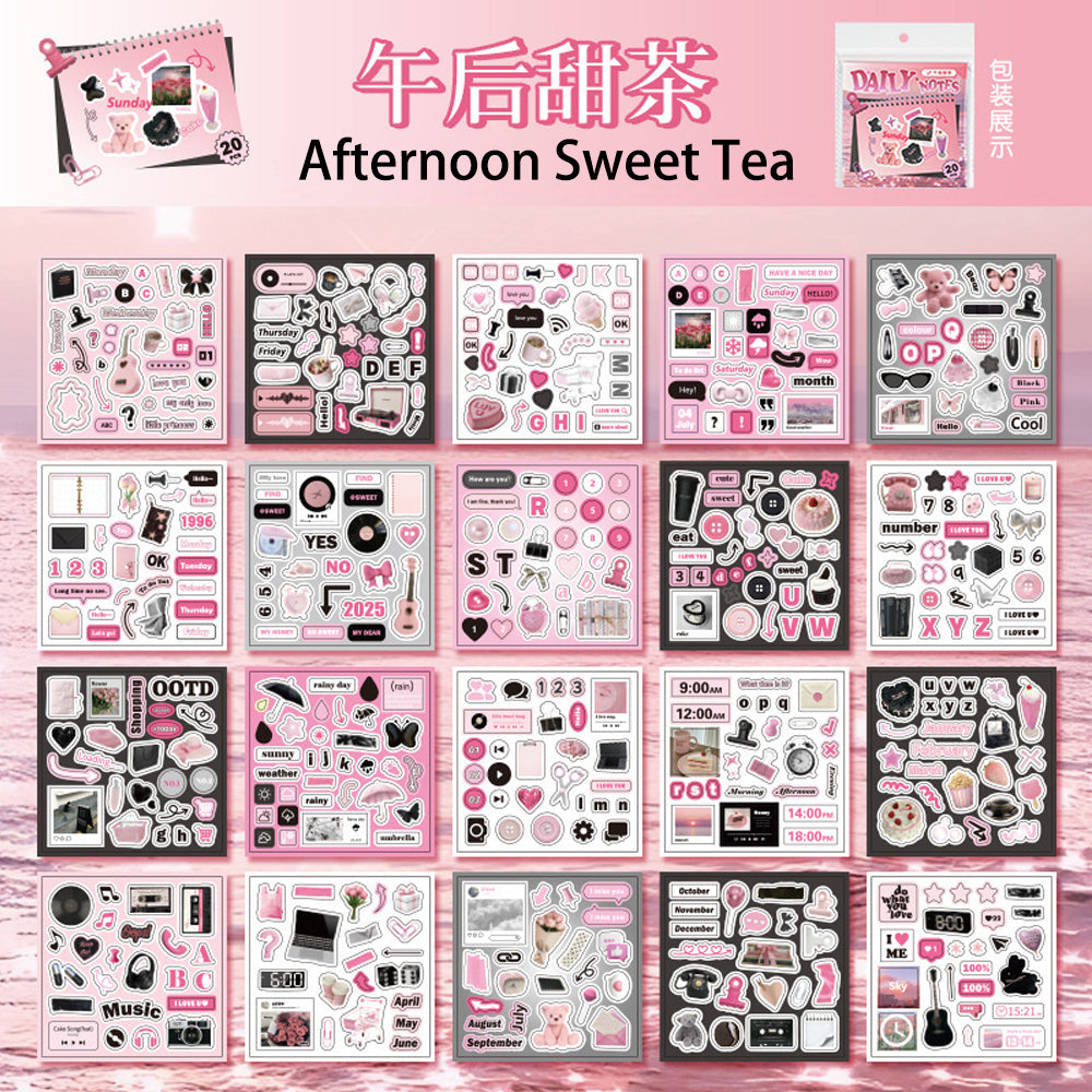 DECO Square-Cut Sticker Book-Korean INS Style