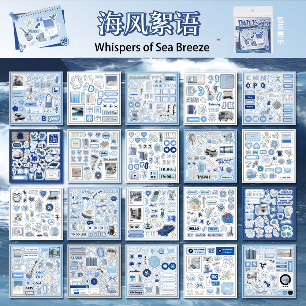 DECO Square-Cut Sticker Book-Korean INS Style