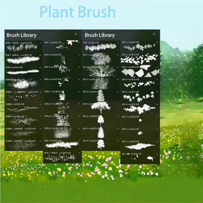 113 Nature-themed Brushes