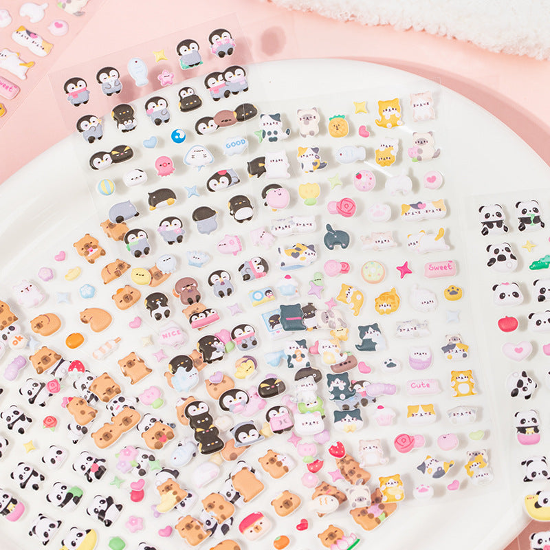 3D Cartoon Foam Stickers