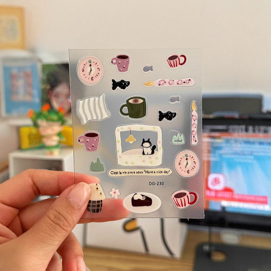 3D Cute Jelly Stickers