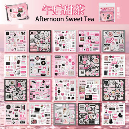 DECO Square-Cut Sticker Book-Korean INS Style