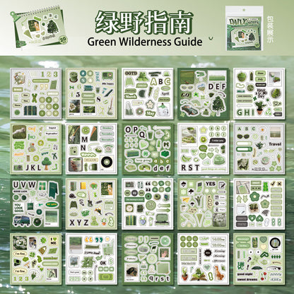 DECO Square-Cut Sticker Book-Korean INS Style