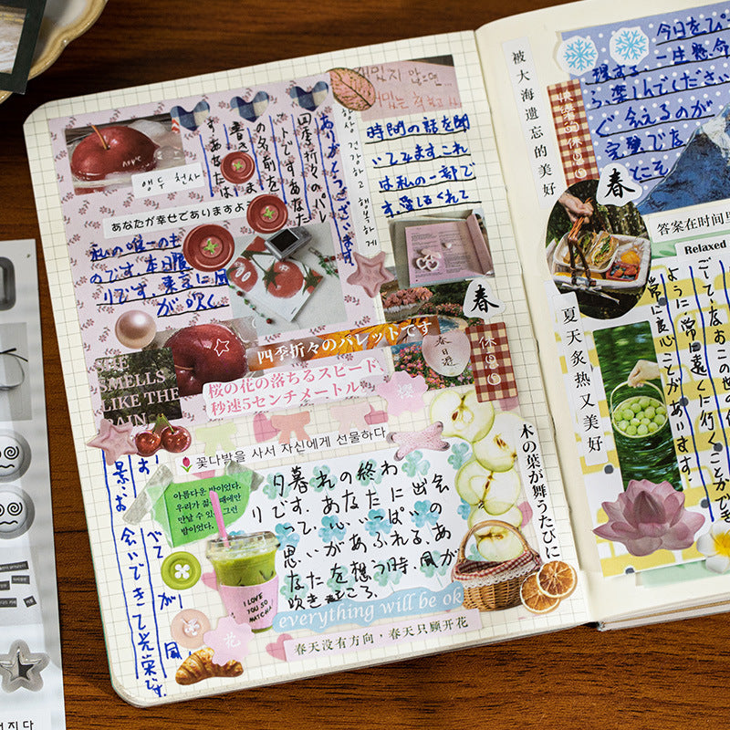 Retro Style Sticker Book